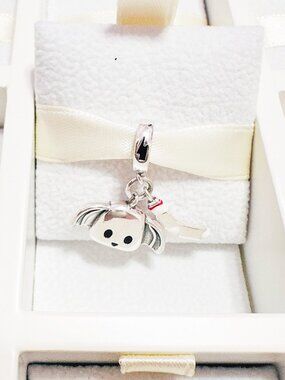 925 Sterling Silver Dobby With Sock Dangle Charm Harry Potter Fits Pandora